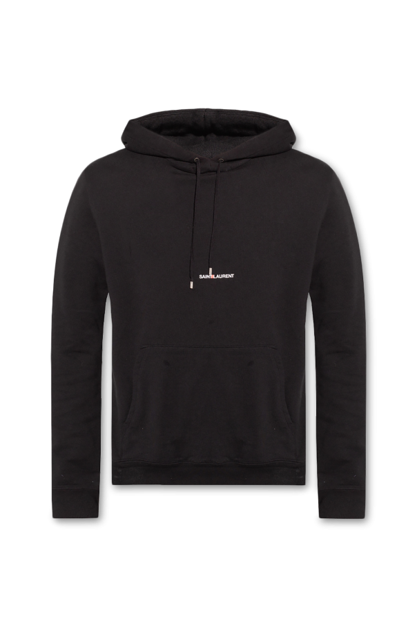 Saint laurent logo online print hoodie